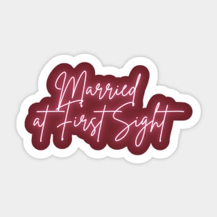 Married at First Sight (script) Sticker